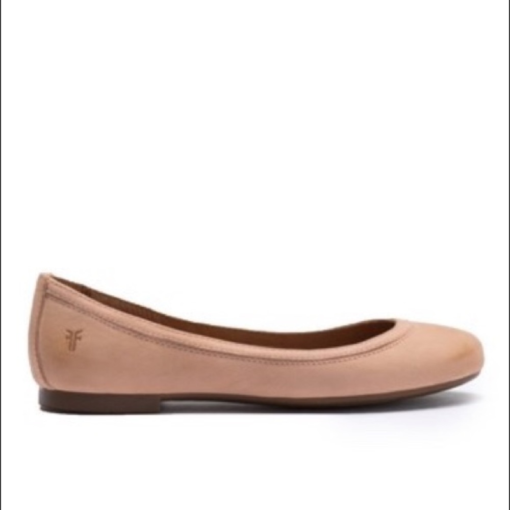 FRYE | Carrie Leather Flats - Picture 2 of 8